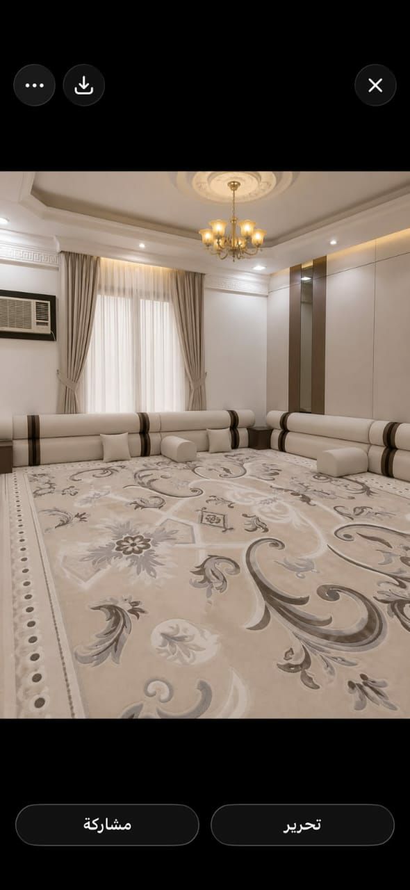 ستائر مودرن لغرف المعيشة